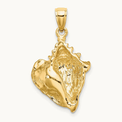 Conch Shell Charm — 27mm