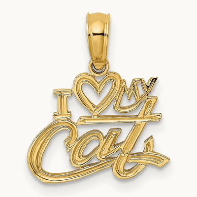 I HEART MY CAT Charm — photo set