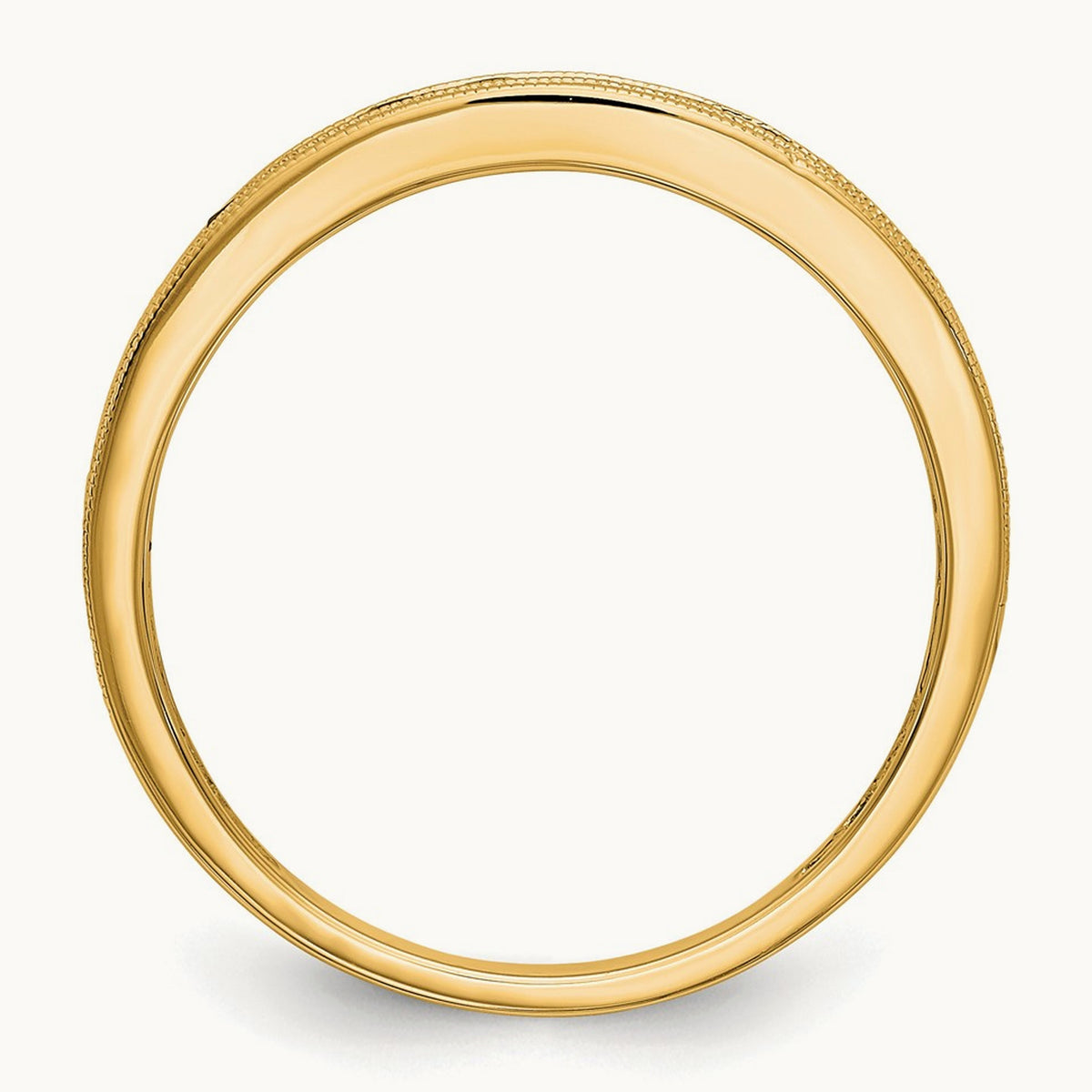 Ruby Band, 3 wide — 14K Yellow Gold