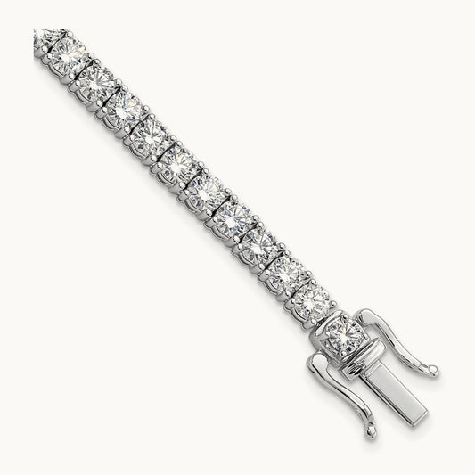 Tennis Necklace, 32.00 ct tw Lab-Grown Diamond