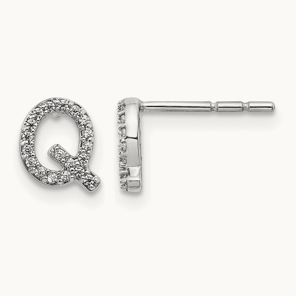 Diamond Earrings — 8mm, Q