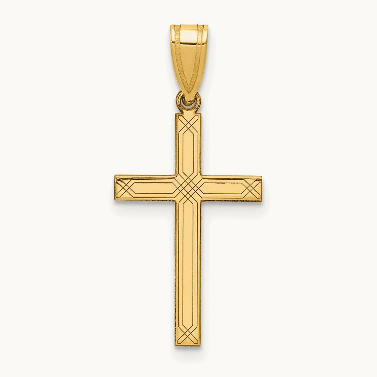 Cross Charm, 14K
