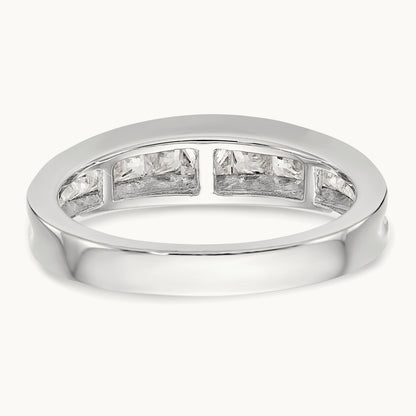 Diamond Wedding Band, 14K White Gold