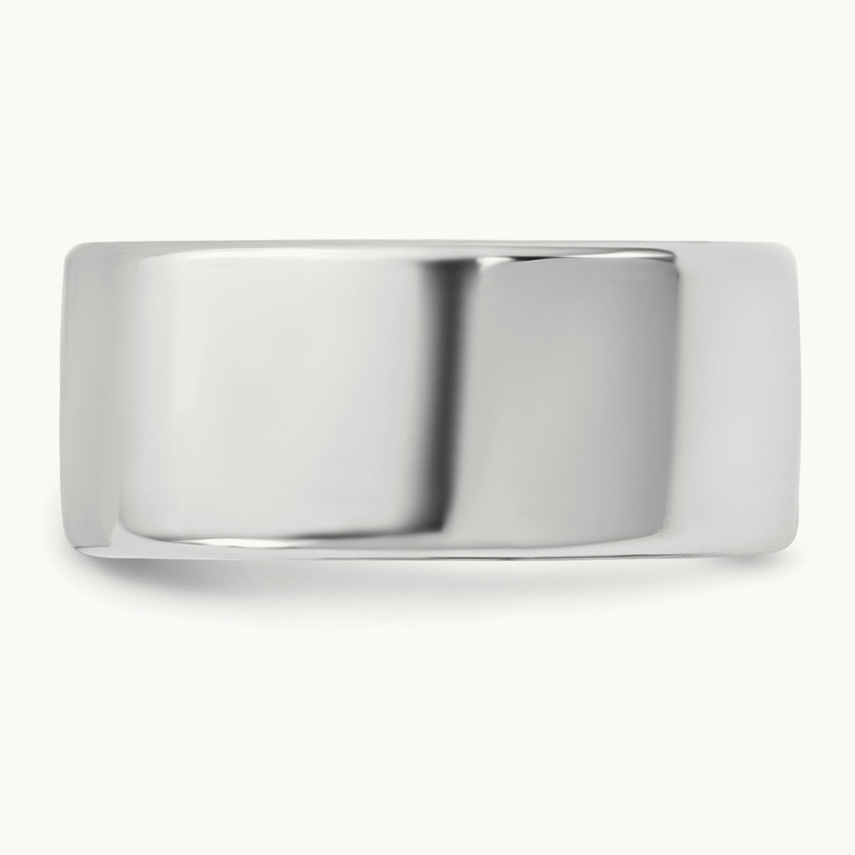 European Comfort Fit Band — 14K White Gold, 9mm