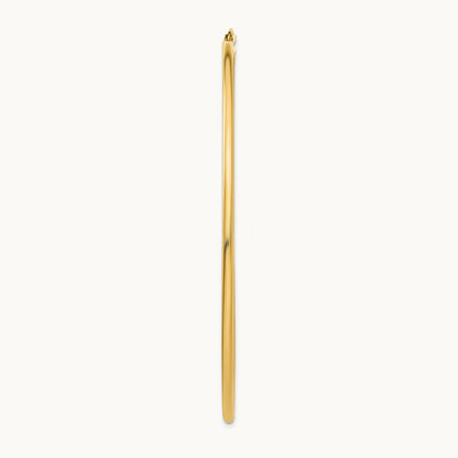 Single 14k Polished 2x70mm Lightweight Tube Hoop Earring
