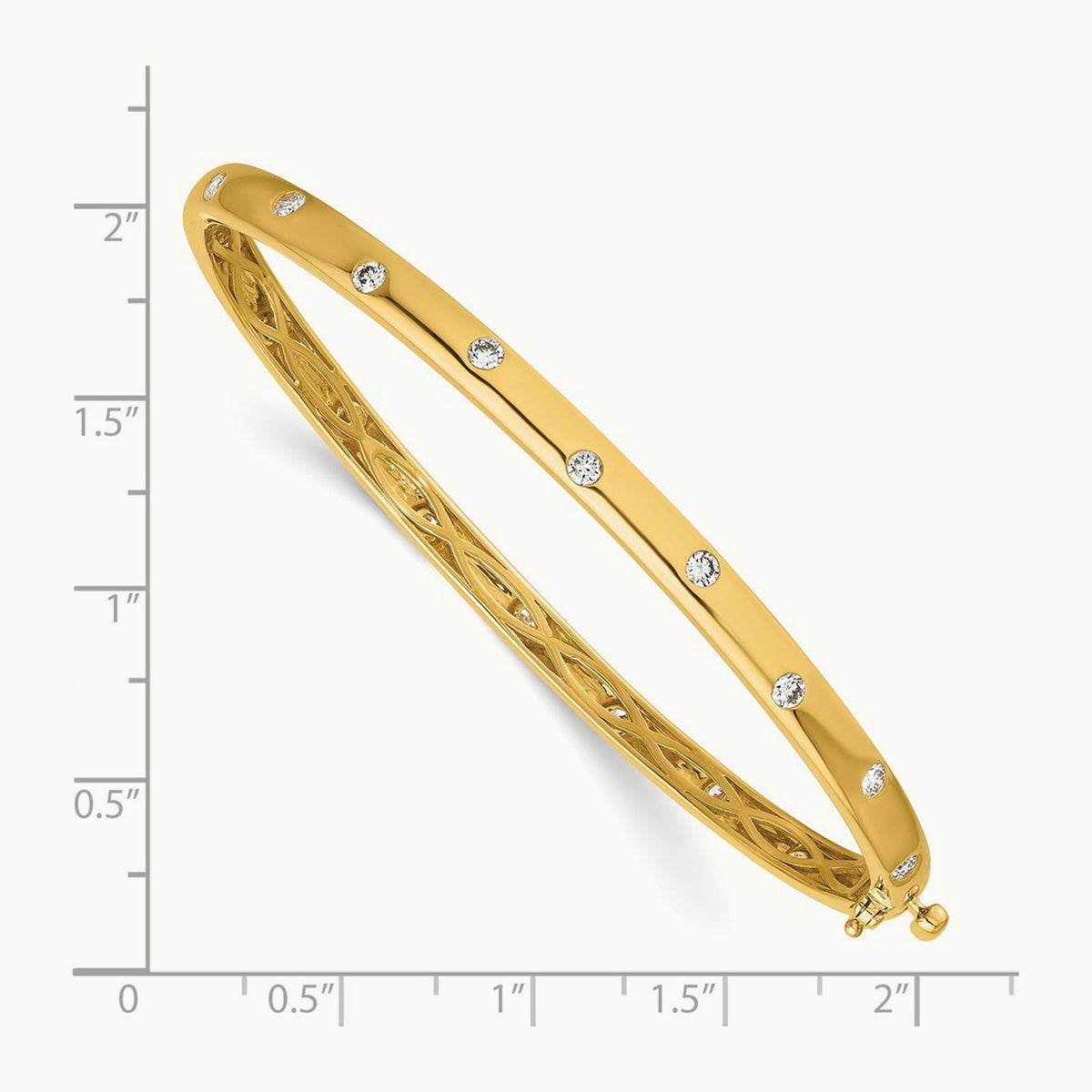 Bangle Bracelet, 0.75 ct tw Lab-Grown Diamond