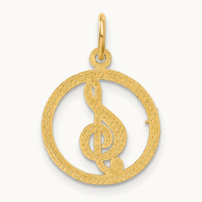 Treble Clef Charm — photo set