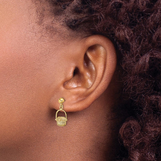 Nantucket Basket Earrings — 18.2mm