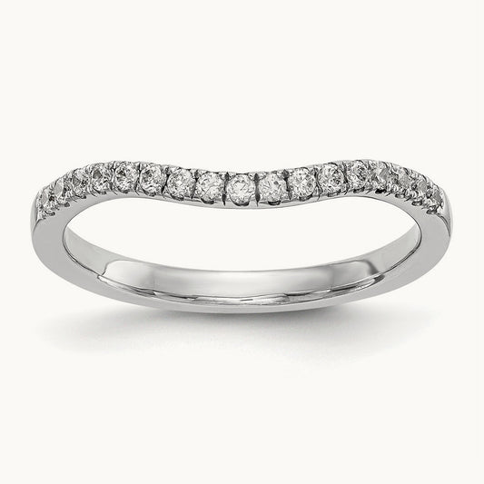Diamond Band, 14K White Gold