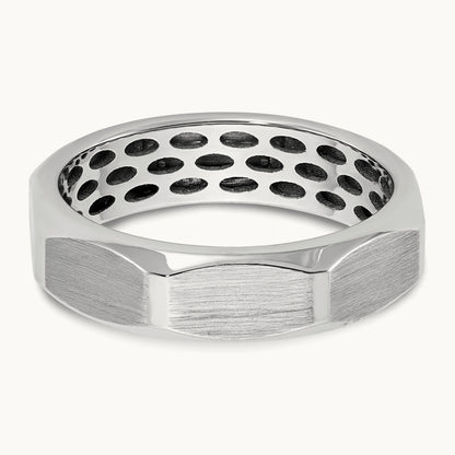 14ktt IB Goodman Mens Satin Complete 1/20ct Diamond Ring