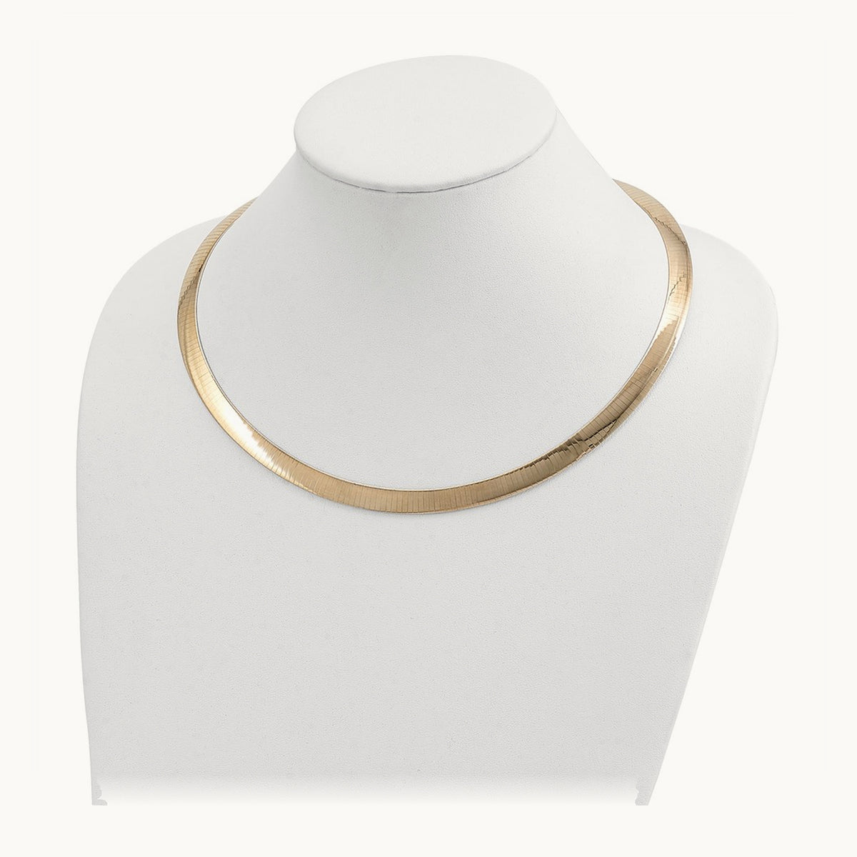 Lt Reversible Omega with extender Necklace — 8mm