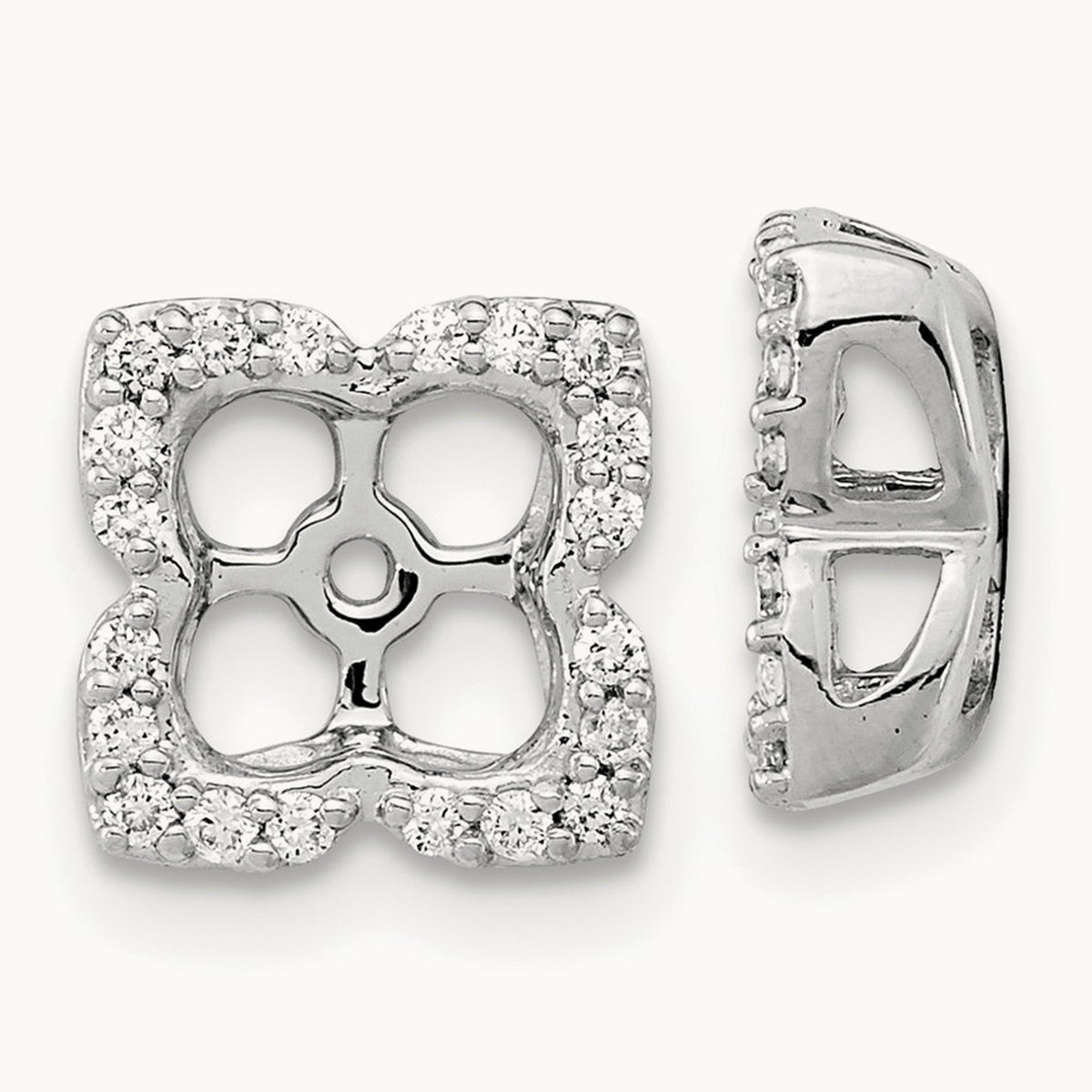 Diamond Earring Jackets — 8mm
