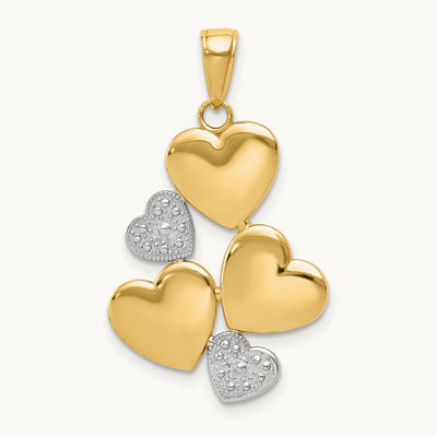 and Polished Hearts Pendant — photo set