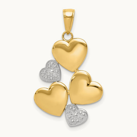 and Polished Hearts Pendant — photo set