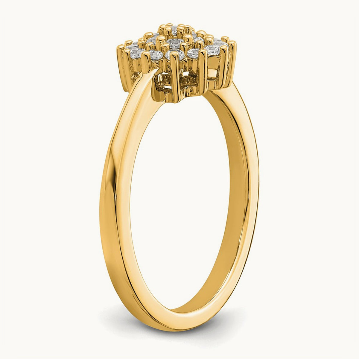 Cluster Ring — 14K Yellow Gold, 7