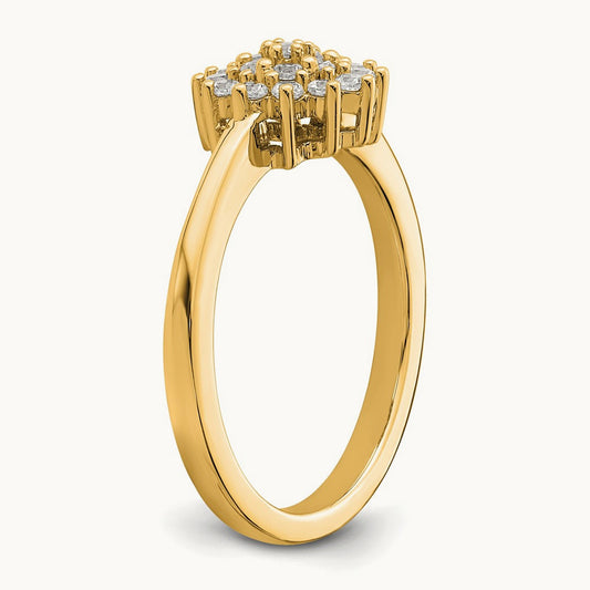 Cluster Ring — 14K Yellow Gold, 7