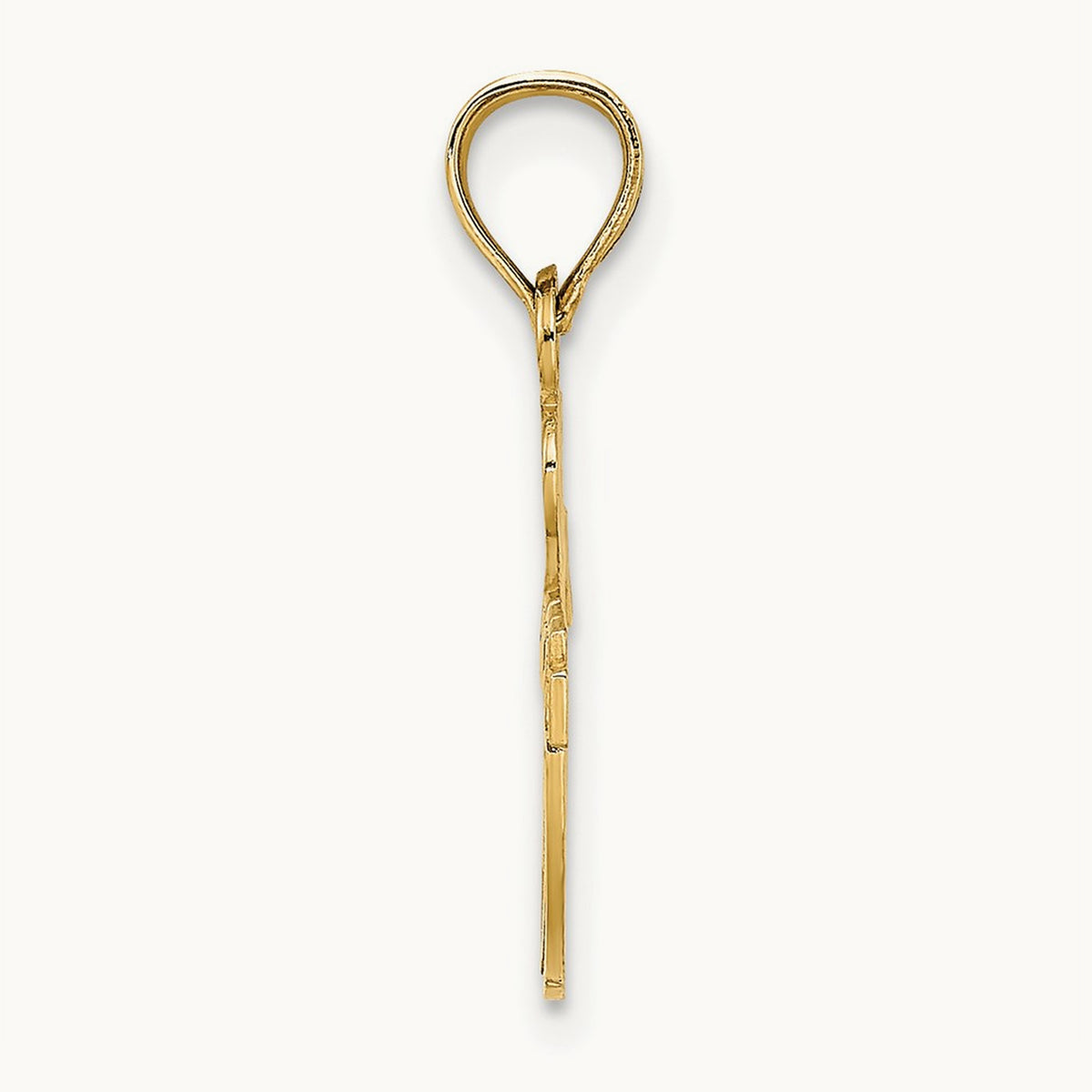 I HEART FOOTBALL Charm, 14K