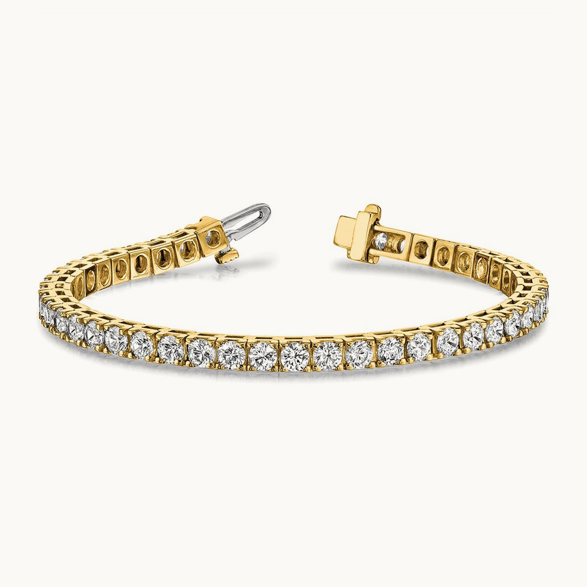AA Diamond Tennis Bracelet — 14K Yellow Gold, 2.17 ct