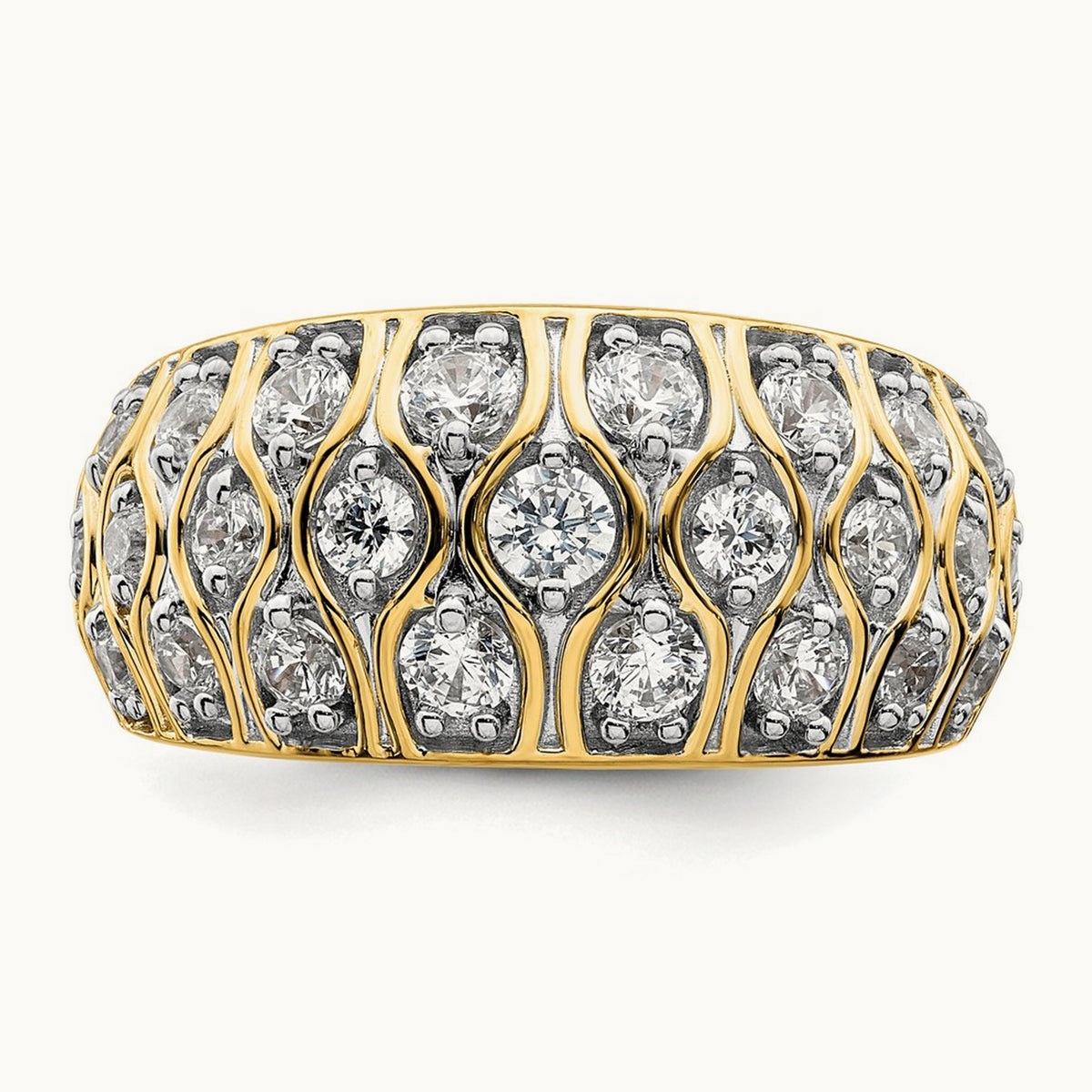 Polished Cluster Band, 1.25 ct tw