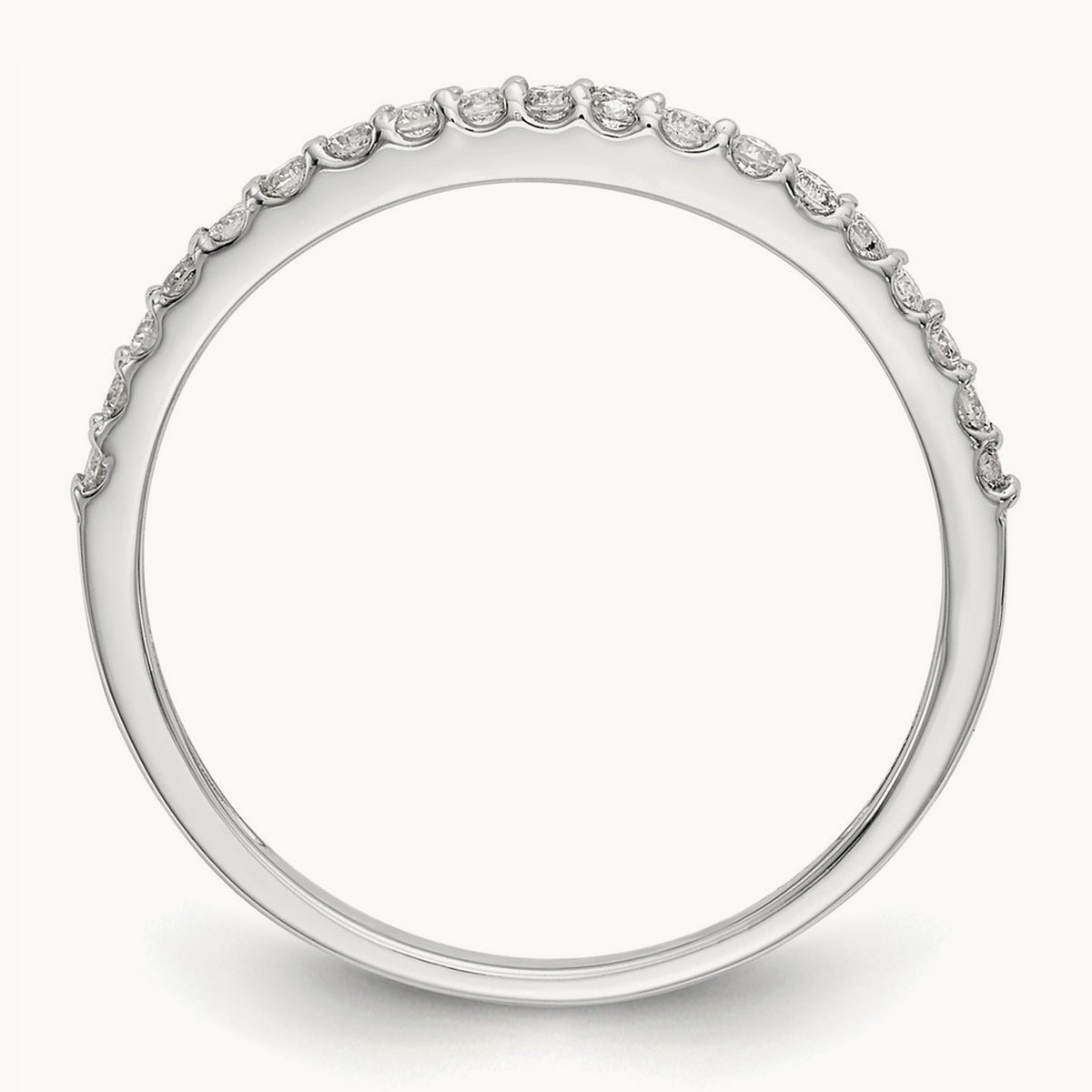 Diamond Band, 0.20 ct tw, 14K Gold — 14K White Gold