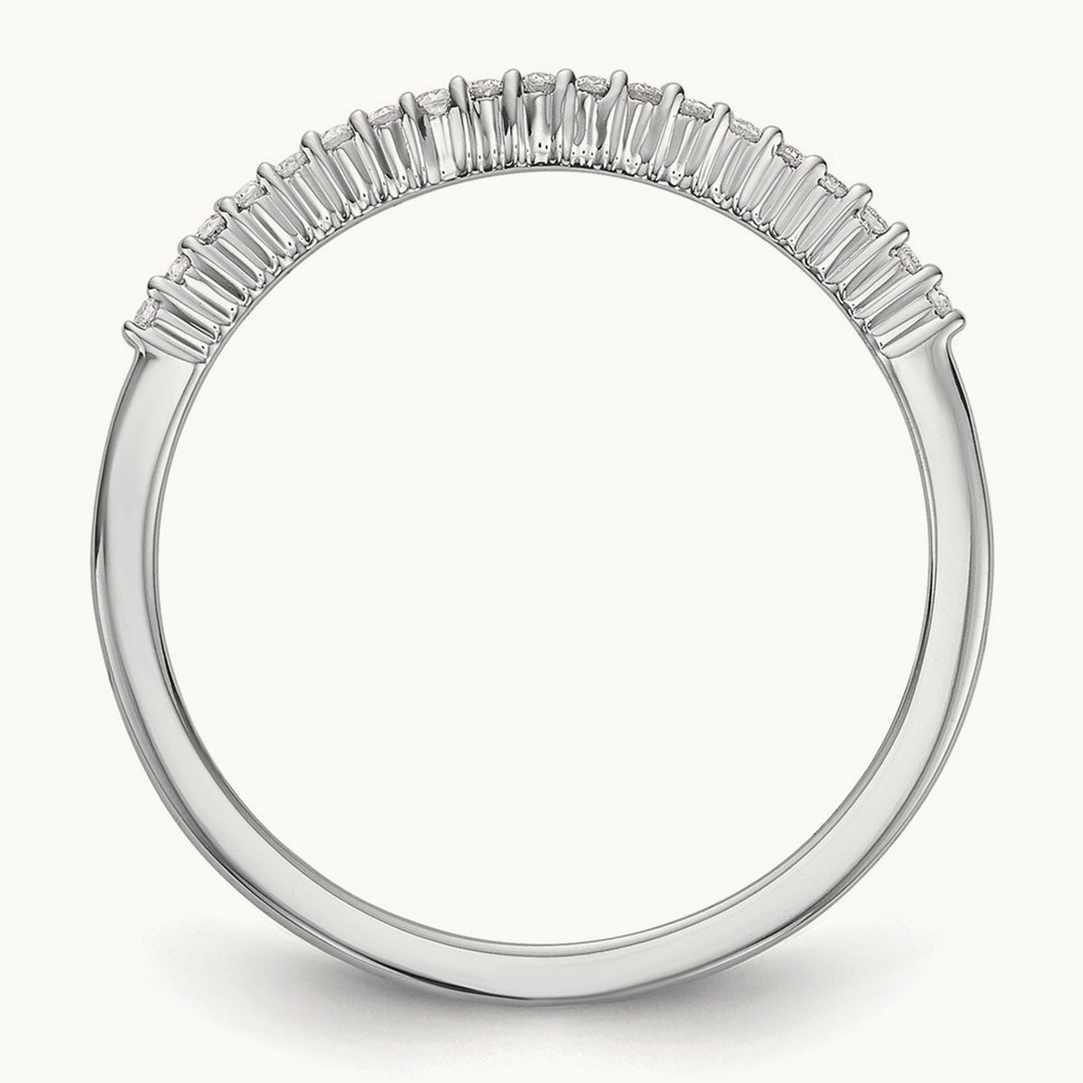 Diamond Band, 14K White Gold