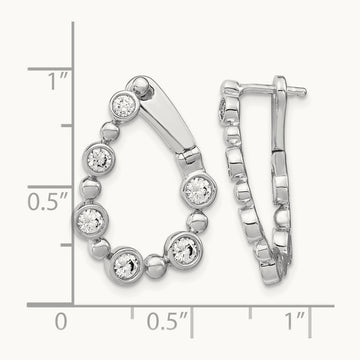 Hinged Hoop Earrings, 1.00 ct tw Lab-Grown Diamond