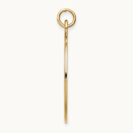 Non-enameled Medical Jewelry Pendant, 14K
