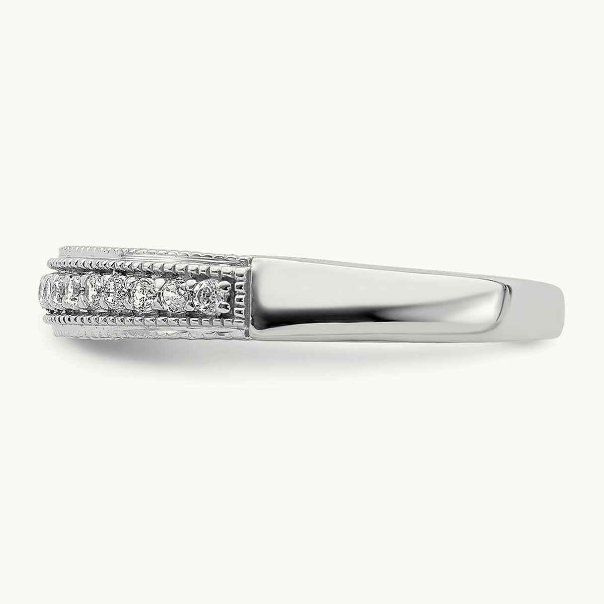 Diamond Band, 14K White Gold