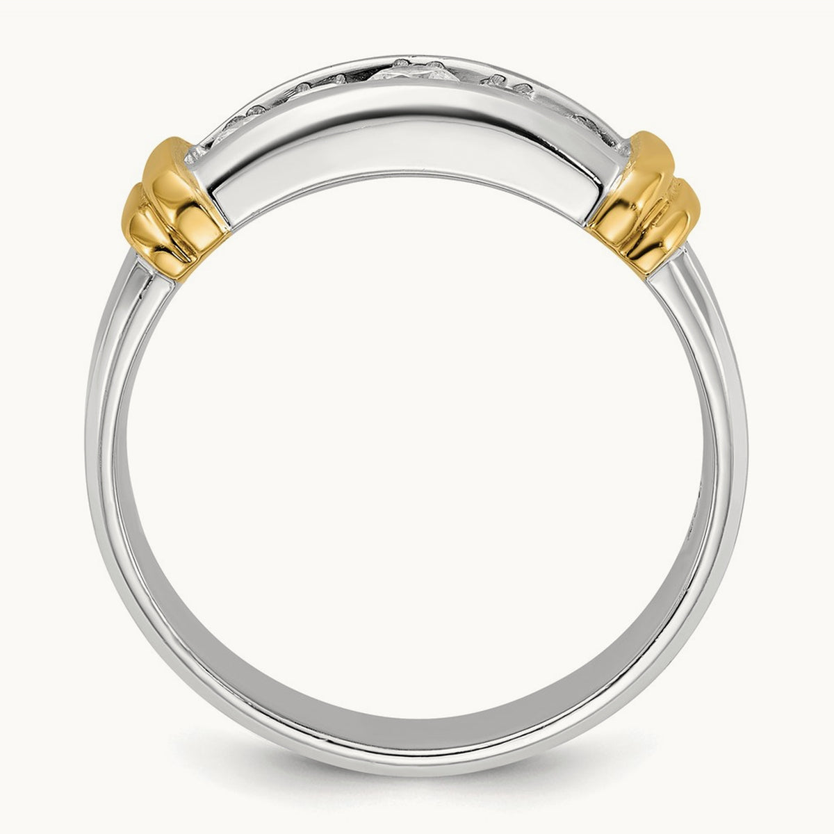 5 Stone Men's Ring, 0.50 ct tw Lab-Grown Diamond