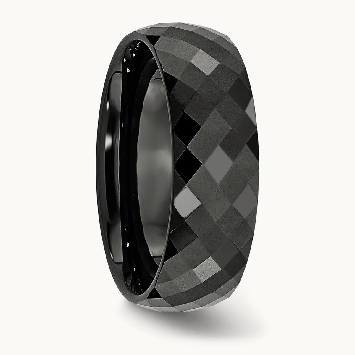 Faceted Polished Band — 10