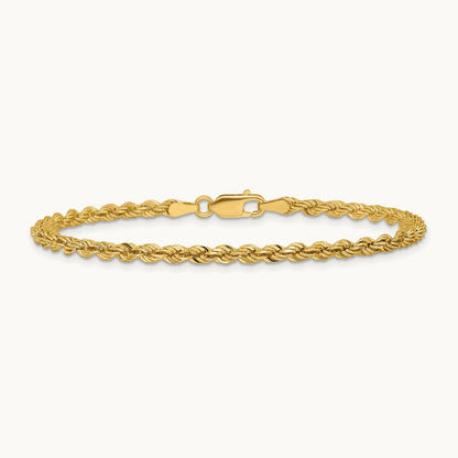 Diamond-cut Rope Chain — 3.0mm