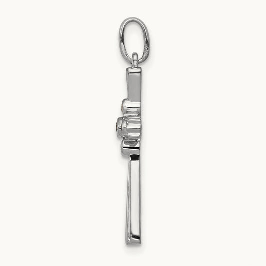 1/15ct. Diamond Cross Pendant — photo set