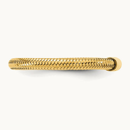 Mesh Stretch Ring, 14K