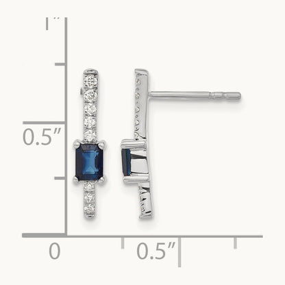 Diamond and Sapphire Fancy Earrings — photo set