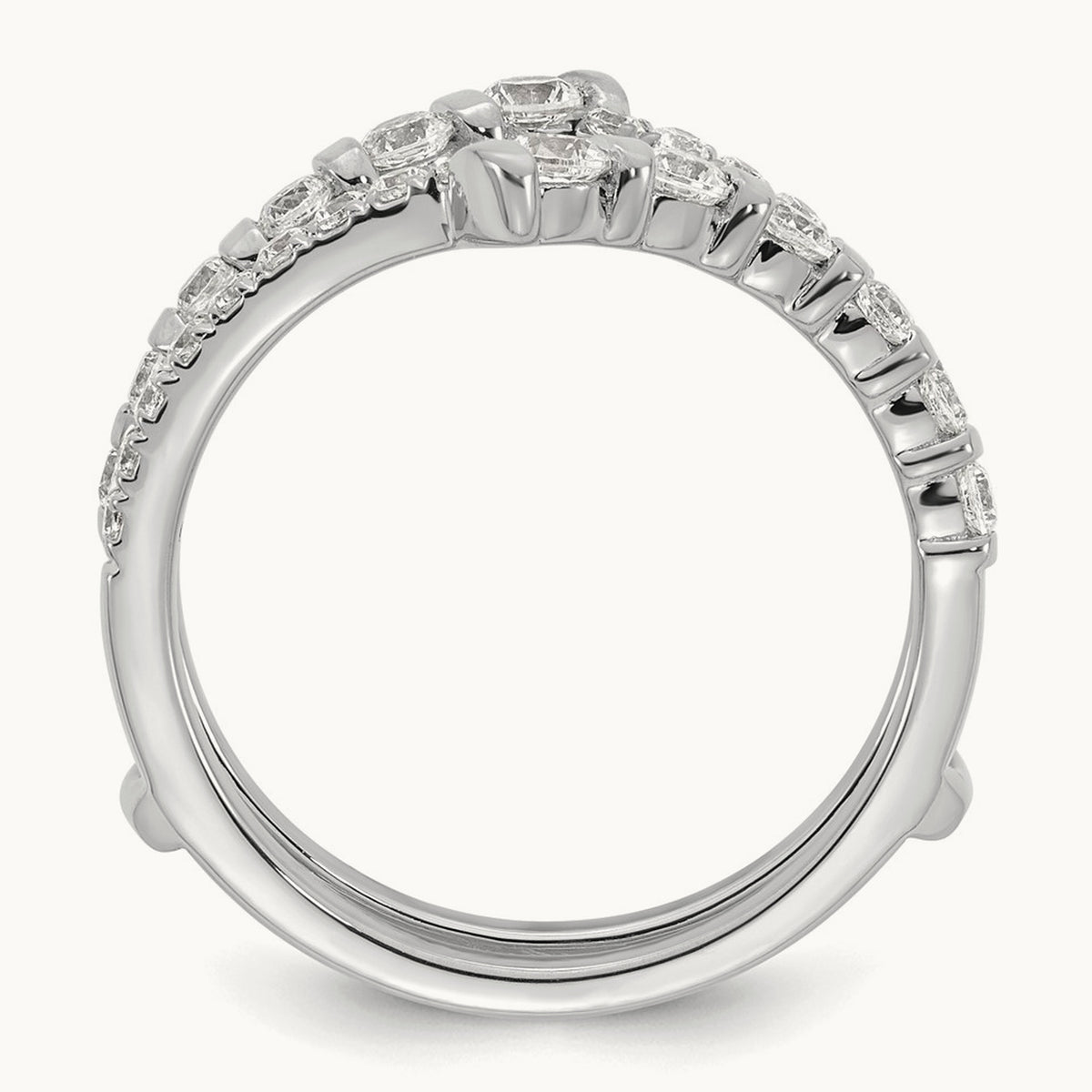 Ring Guard, 0.75 ct tw Lab-Grown Diamond — 14K White Gold