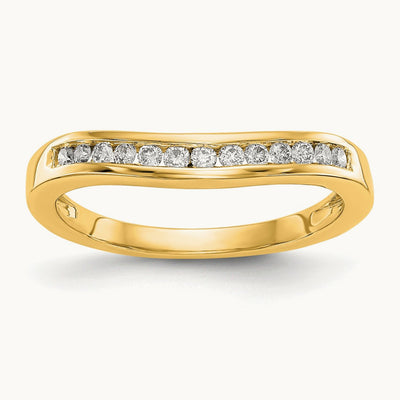 Fashion Band, 0.20 ct tw Lab-Grown Diamond — 14K Yellow Gold