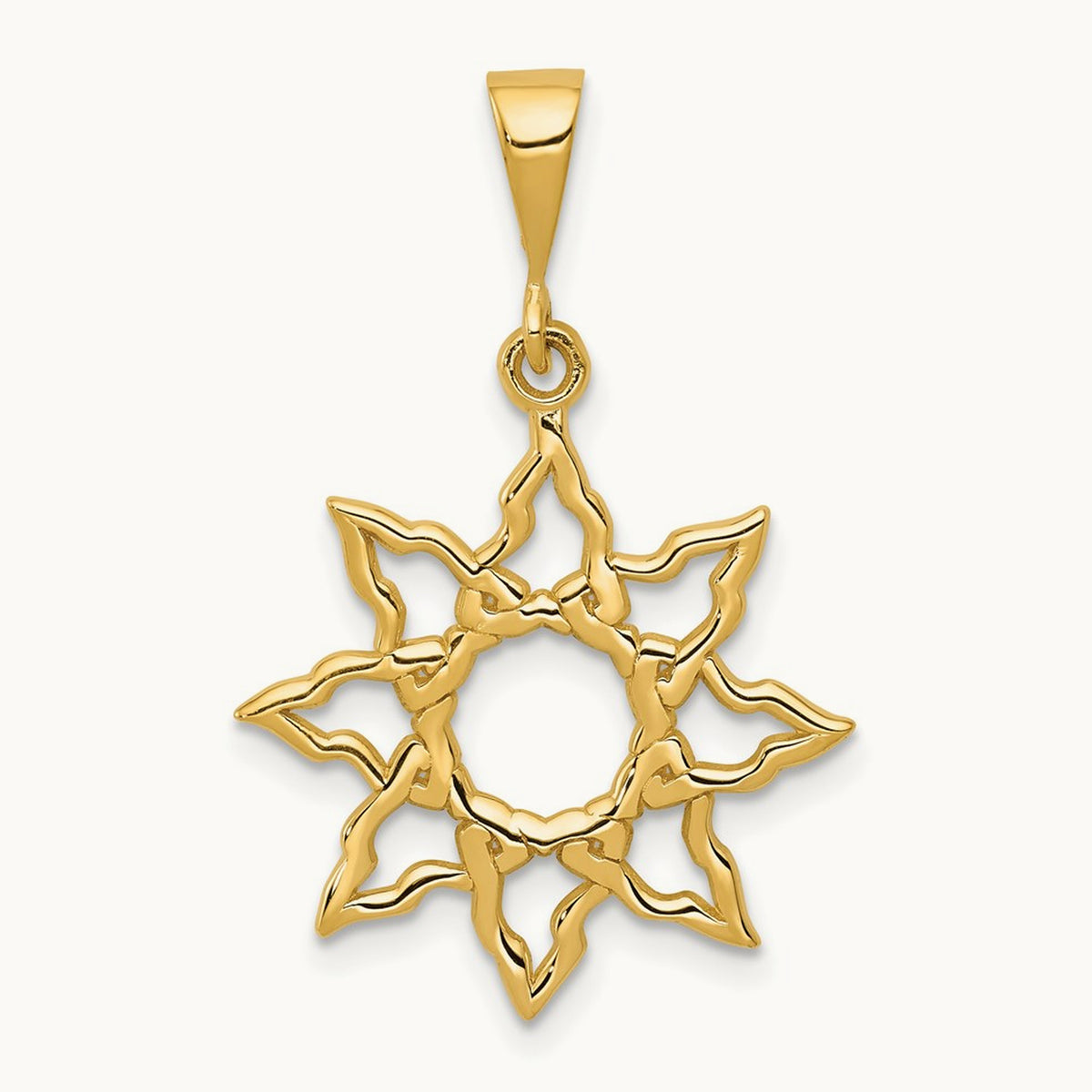 Sun Charm, 14K