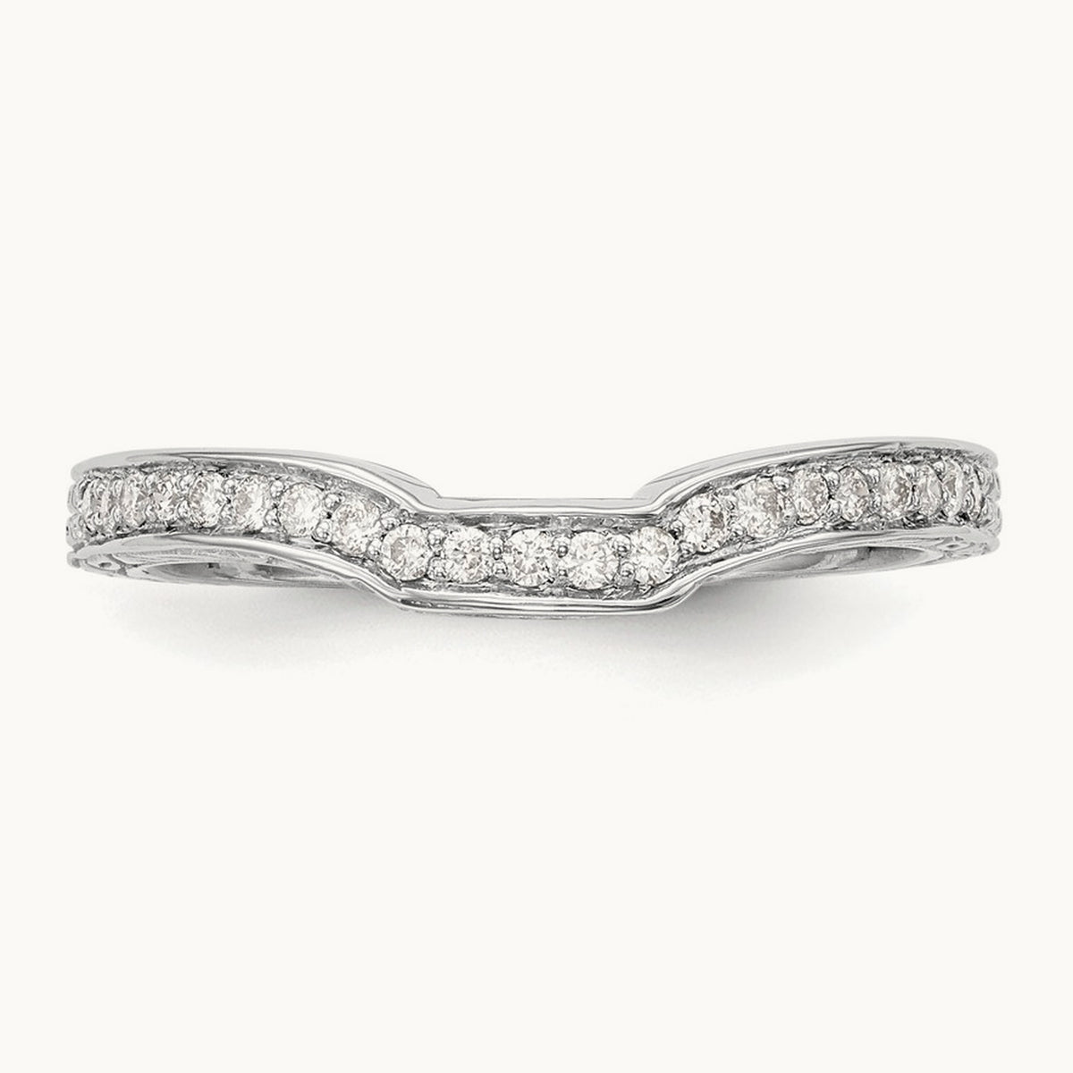 Diamond Band, 14K White Gold