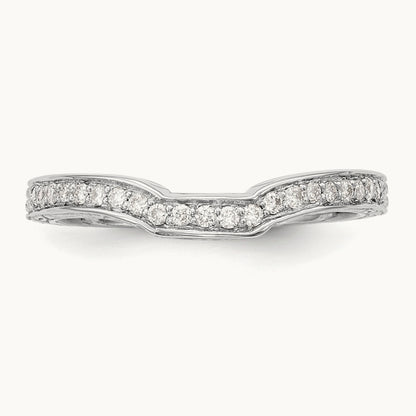 Diamond Band, 14K White Gold