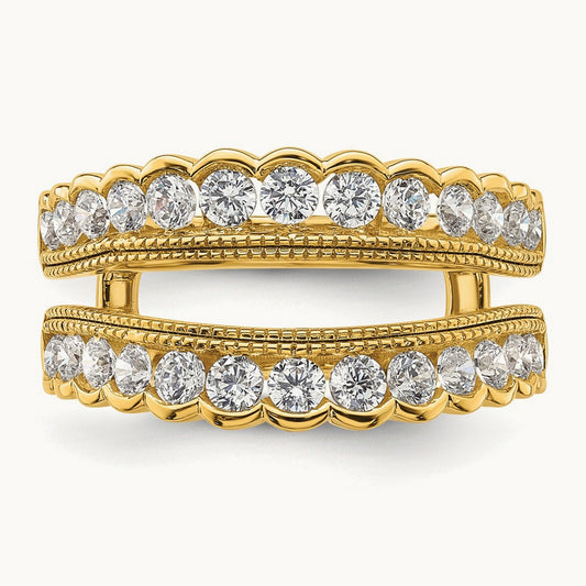 Ring Guard, 1.25 ct tw Lab-Grown Diamond — 14K Yellow Gold