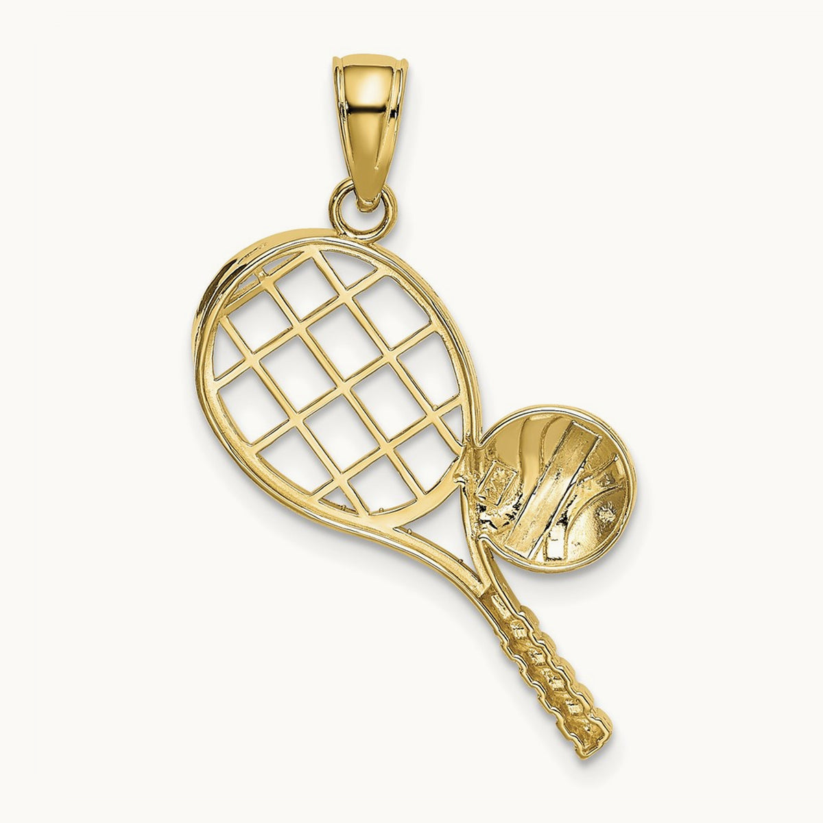 Tennis Racquet Charm — photo set