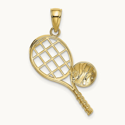Tennis Racquet Charm — photo set