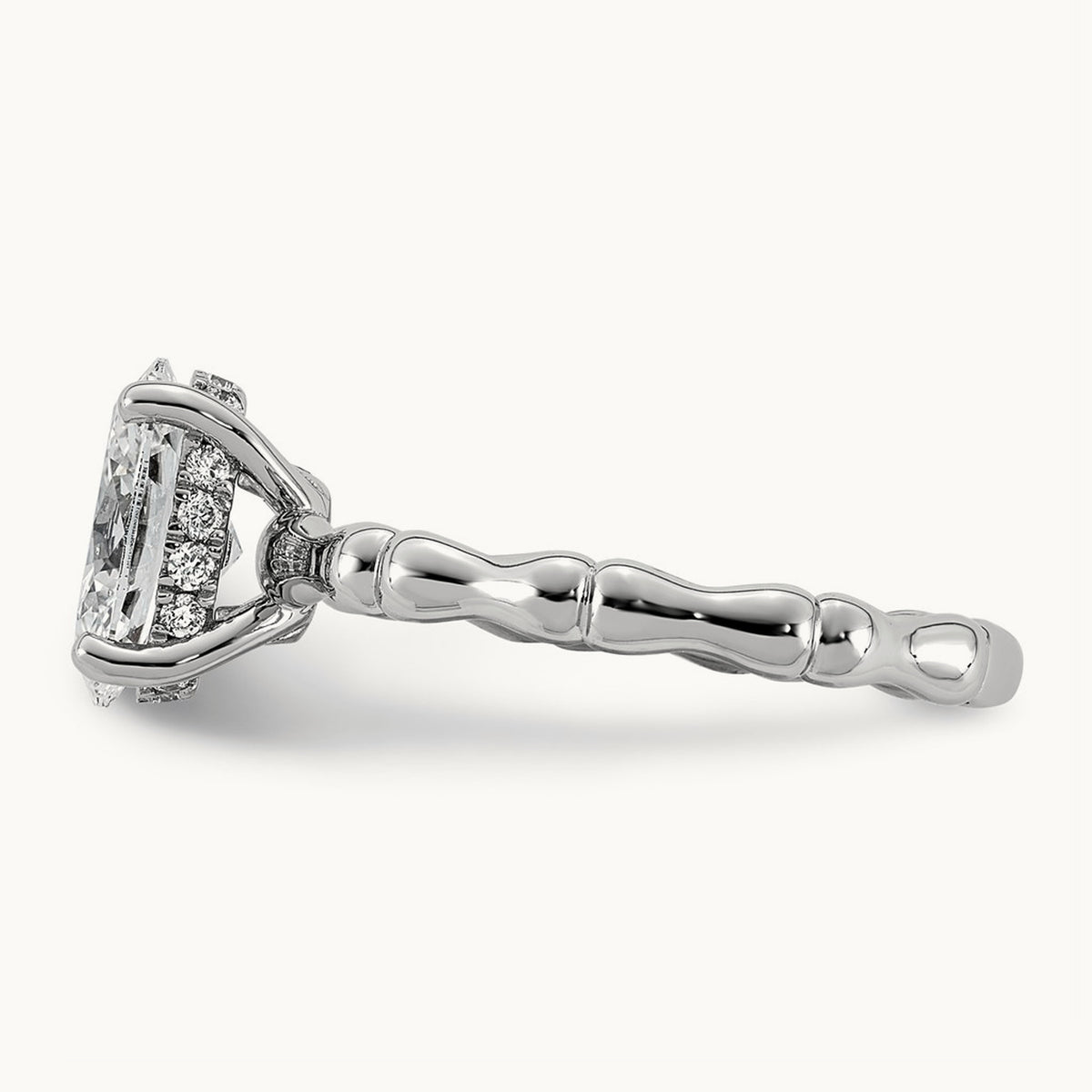 Oval Center Ring, 1 5/8-3 1/5 ct Lab-Grown Diamond