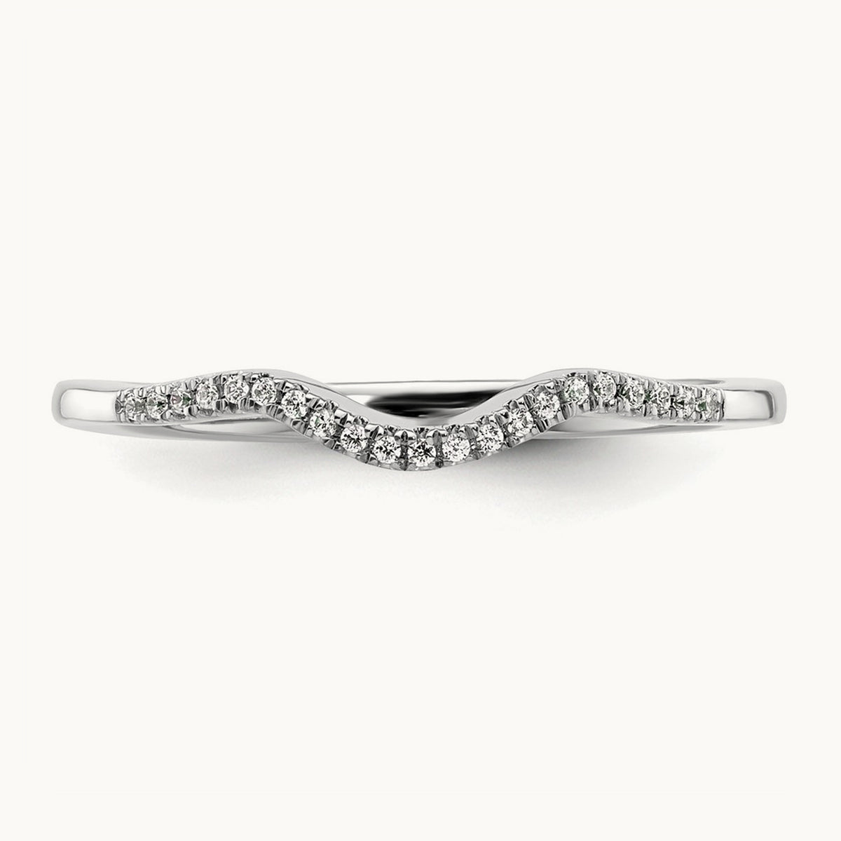Diamond Band, 14K White Gold