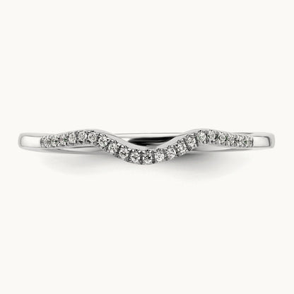 Diamond Band, 14K White Gold