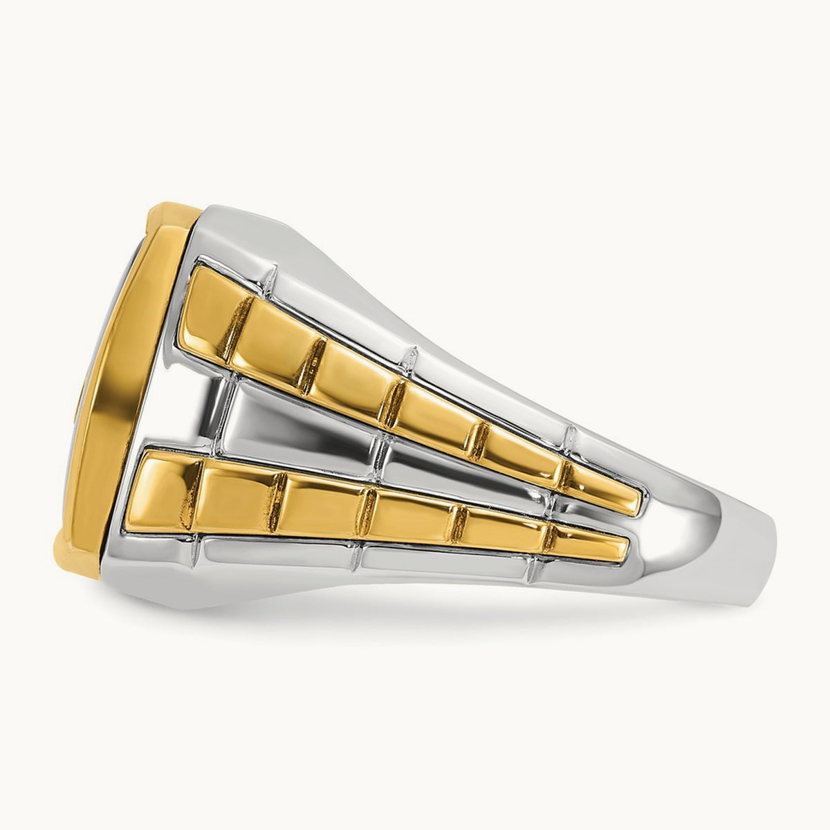 Men's Onyx and Diamond Complete Ring — IBGoodman — photo set