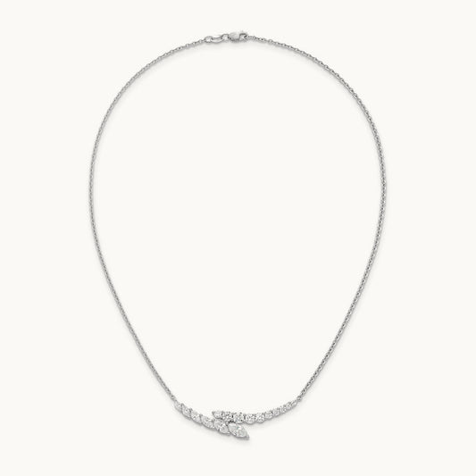 Fashion Bar Necklace, 3.00 ct tw Lab-Grown Diamond