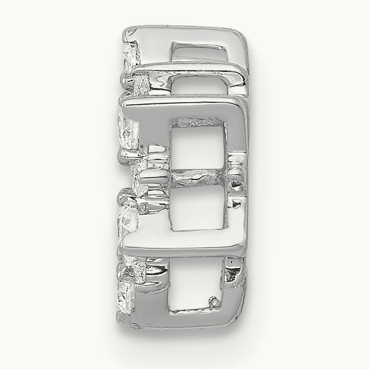 Diamond Fancy Circle Chain Slide — 9mm