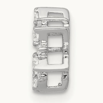 Diamond Fancy Circle Chain Slide — 9mm