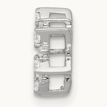 Diamond Fancy Circle Chain Slide — 9mm